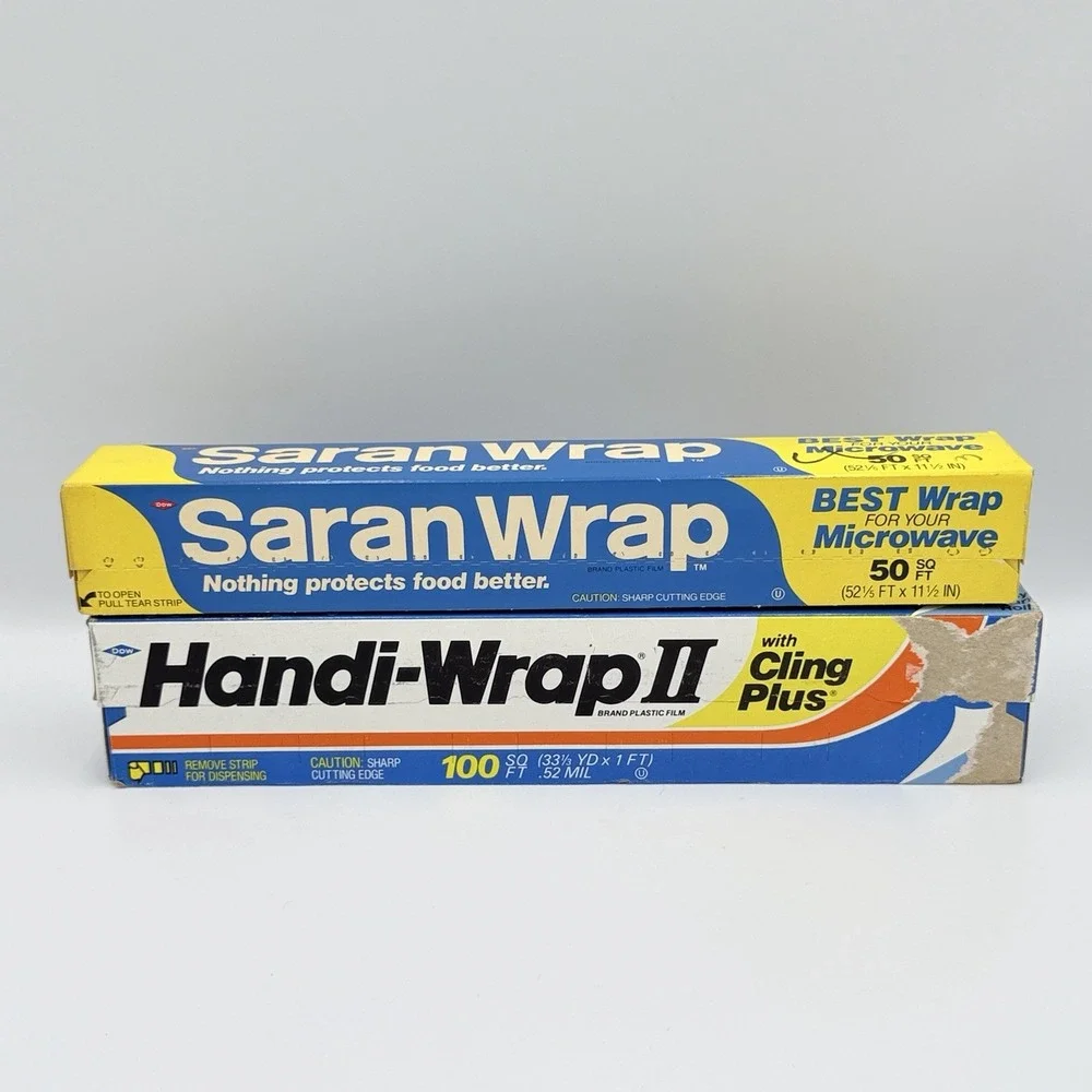 Saran Wrap lot vintage